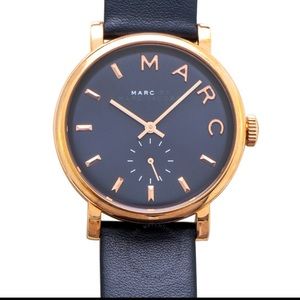 Marc by Marc Jacobs Rose Gold Baker Navy Dial Women’s Watch